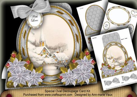 Ice Church Special Large Oval Card Mini Kit