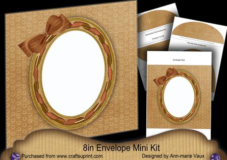 Snow Steeple Stars 8in Envelope Mini Kit