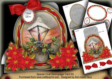 Red Lantern Special Large Oval Card Mini Kit