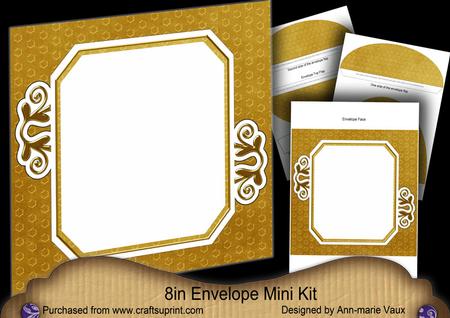 Ice Church Gold Emerald 8in Envelope Mini Kit