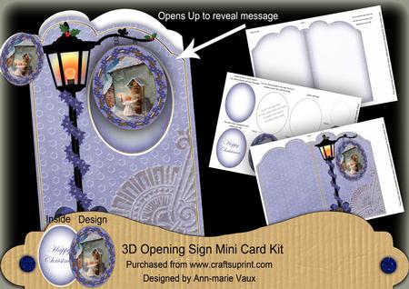 Choirboy Knocking 3D Opening Sign Card Mini Kit