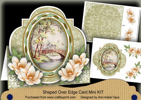 The Bridge Fancy Shaped Over 3D Mini Card Kit