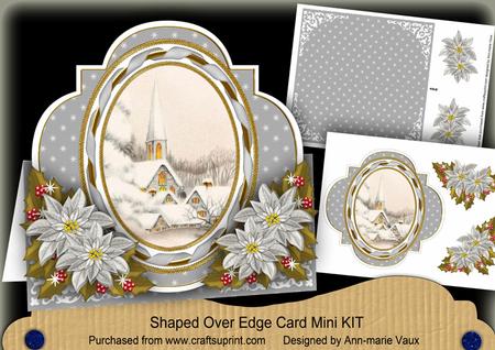 Ice Church Fancy Shaped Over 3D Mini Card Kit