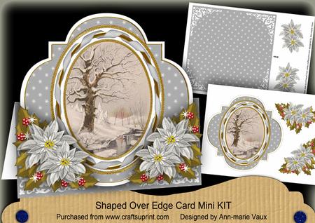 Winter Stream Shaped Over 3D Mini Card Kit