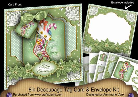Christmas Stocking Special 8in Tag N' Envelope Kit