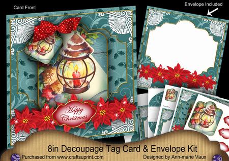 Coloured Lantern Special 8in Tag N' Envelope Kit