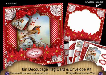 Red Robin Special 8in Tag N' Envelope Kit