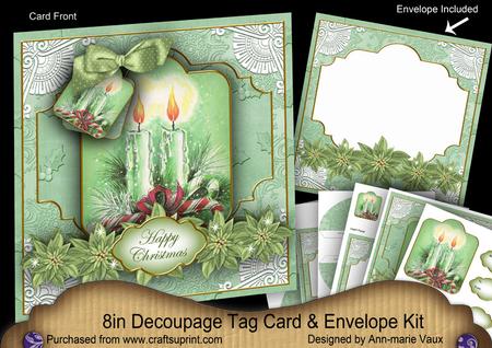 Candle Duo Special 8in Tag N' Envelope Kit