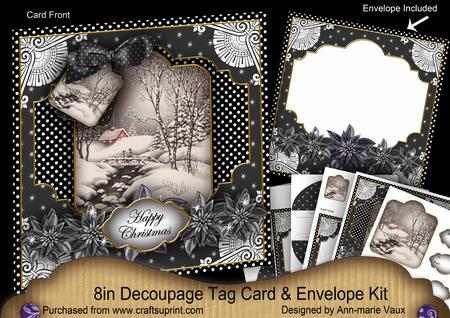 Winter Walk Special 8in Tag N' Envelope Kit