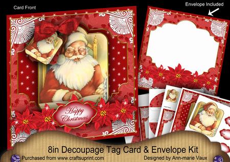 Santa Special 8in Tag N' Envelope Kit