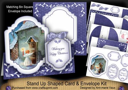 Choirboy Large Fancy Stand Up Card N Envelope Kit