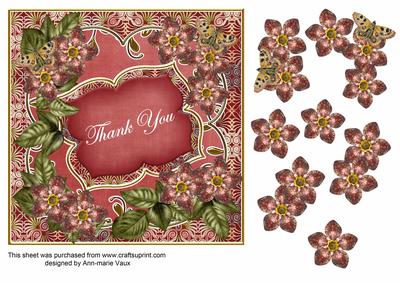 Dred Met Fleur Thank You Fancy 7in Deco Topper