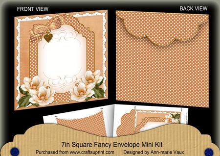 Borange Magnolia Fancy 7x7inch Easy Envelope Mini Kit