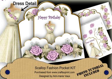 Lilac Mix Happy Birthday Ink Saver Fashion Tag Mini Kit