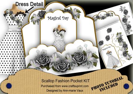 Black Dotty Magical Day Ink Saver Fashion Tag Mini Kit