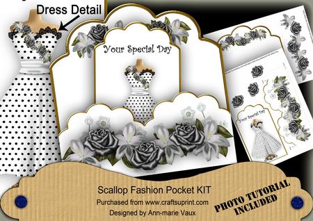Black Dotty Special Day Ink Saver Fashion Tag Mini Kit
