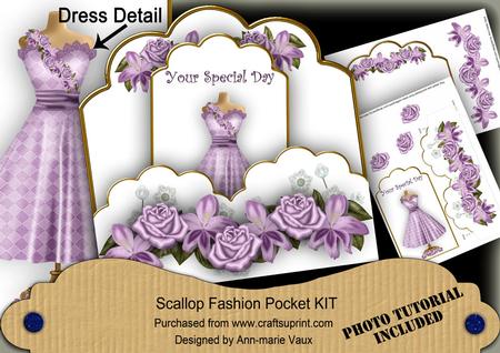Lilac Special Day Ink Saver Fashion Tag Mini Kit