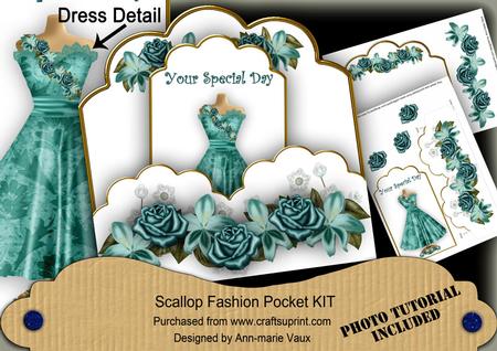 Peacock Special Day Ink Saver Fashion Tag Mini Kit
