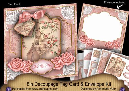 Church Mr & Mrs Special 8in Tag N' Envelope Kit