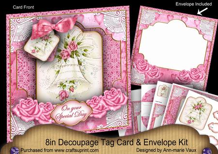 Wedding Bell Special Day Special 8in Tag N' Envelope Kit