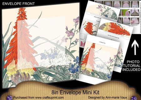 Red Hot Poker Large Blooms 8in Envelope Mini Kit
