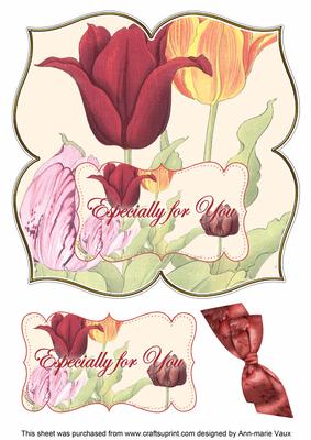 Tulips1 Especially 8in Large Blooms Fancy Topper