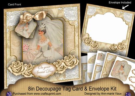 The Bride Special Day Special 8in Tag N' Envelope Kit