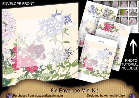 Flower Mix Large Blooms 8in Envelope Mini Kit