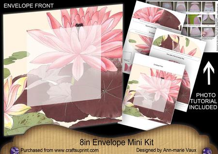 Water Lily Large Blooms 8in Envelope Mini Kit