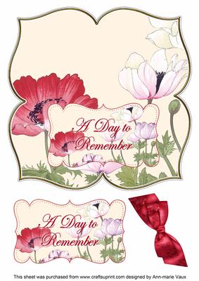Anemone1 Day to Remember 8in Large Blooms Fancy Topper