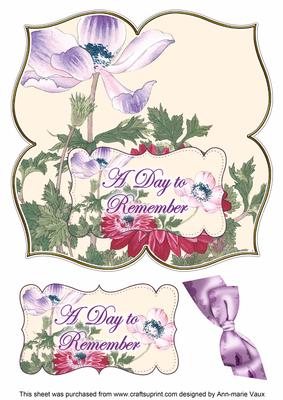 Anemone2 Day to Remember 8in Large Blooms Fancy Topper