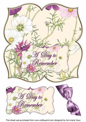 Cosmos Day to Remember 8in Large Blooms Fancy Topper
