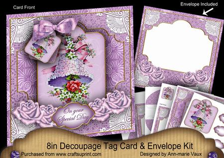 Lilac Bell Special Day Special 8in Tag N' Envelope Kit