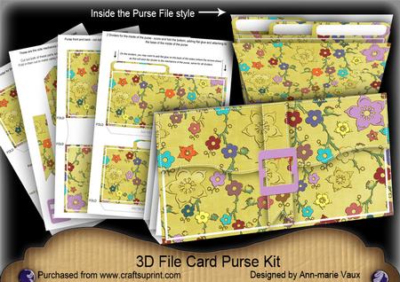 Lemon Blossom 3D File Purse Mini Kit