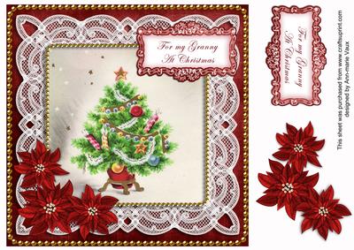 Red Tree My Granny 8in Sentiment Topper