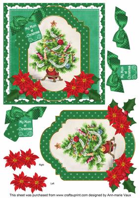 Green Tree My Mum 6in Christmas Step by Step