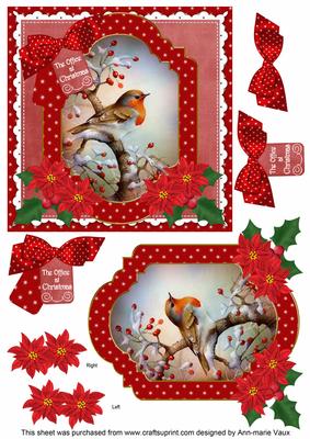 Red Robin the Office 6in Christmas Step by Step