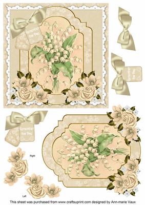 Lily of the Valley Remember This Day 6in Floral Step by Step