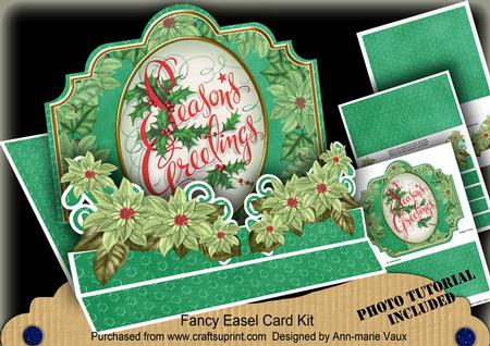Seasons Greetings 3D Easel Card Mini Kit