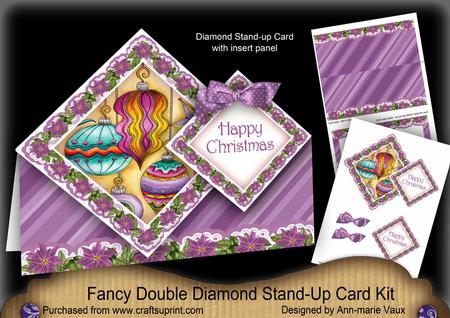 Baubles Hc Diamond Doily Stand Up Card Mini Kit