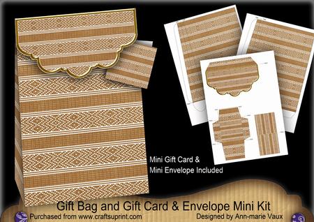 Vtea Christmas Jumper Gift Bag Kit, Gift Card & Envelope
