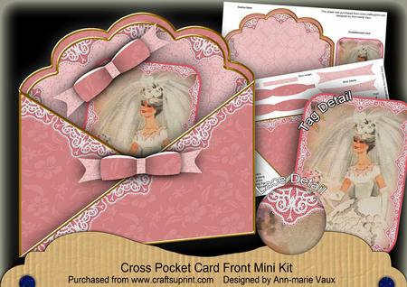 Beautiful Bride Cross Faux Pocket Cf Mini Kit