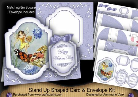 Butterfly Fairy Happy Mothers Day Fancy Stand Up Kit