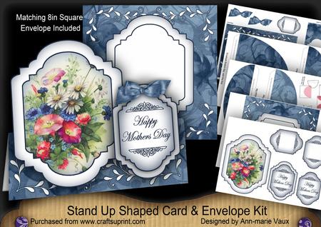 Wildflowers Happy Mothers Day Fancy Stand Up Kit