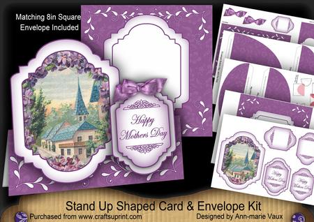 Lavender View Happy Mothers Day Fancy Stand Up Kit