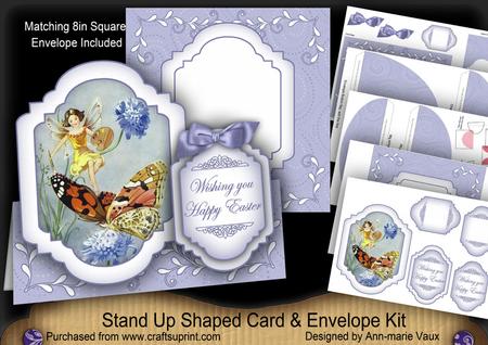 Butterfly Fairy Happy Easter Fancy Stand Up Kit