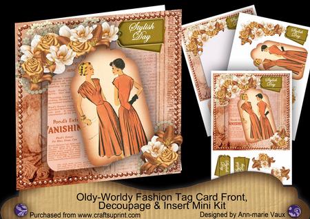 Posing Duo Stylish Day Oldie Worldy Fashion Mini Kit