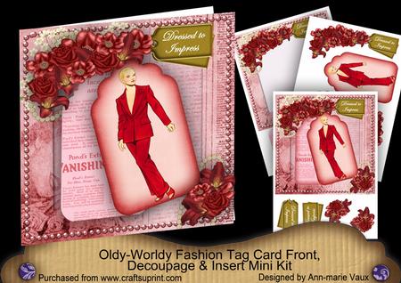 Red Suit Dressed to Impress Oldie Worldy Fashion Mini Kit