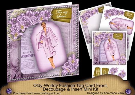 Lilac Lady for My Sister Oldie Worldy Fashion Mini Kit