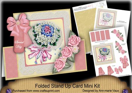 Lemon Bouquet Special Day Folded Stand-up Card Mini Kit